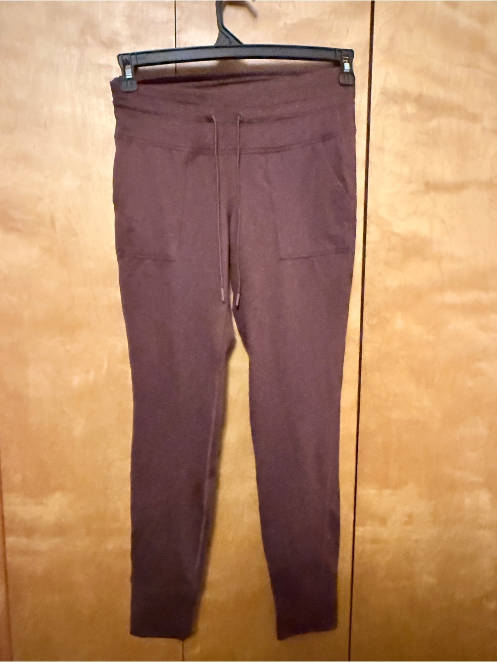 Old Navy CozeCore High Rise Go Dry Leggings women size medium Heather Maroon